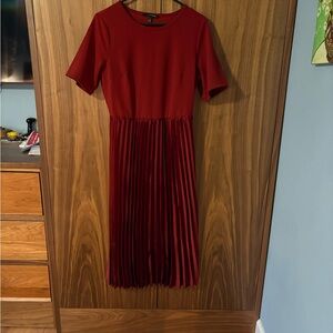 41 Hawthorn Elegant Burgundy dress